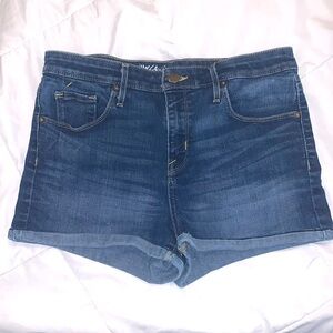 Mossimo denim high rise shorts